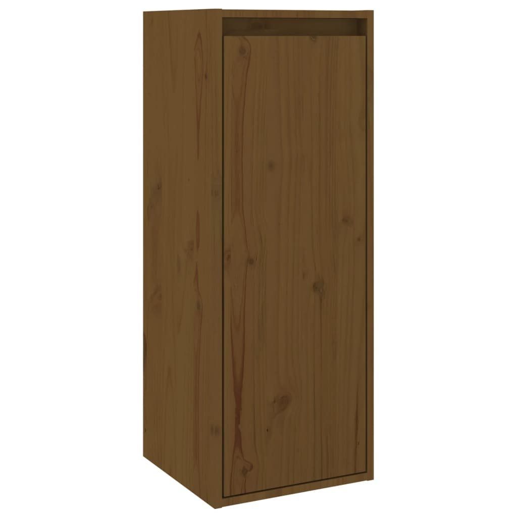 vidaXL Kiefer 3 TV-Schrank Stk. (3-St) Honigbraun TV-Schränke Massivholz