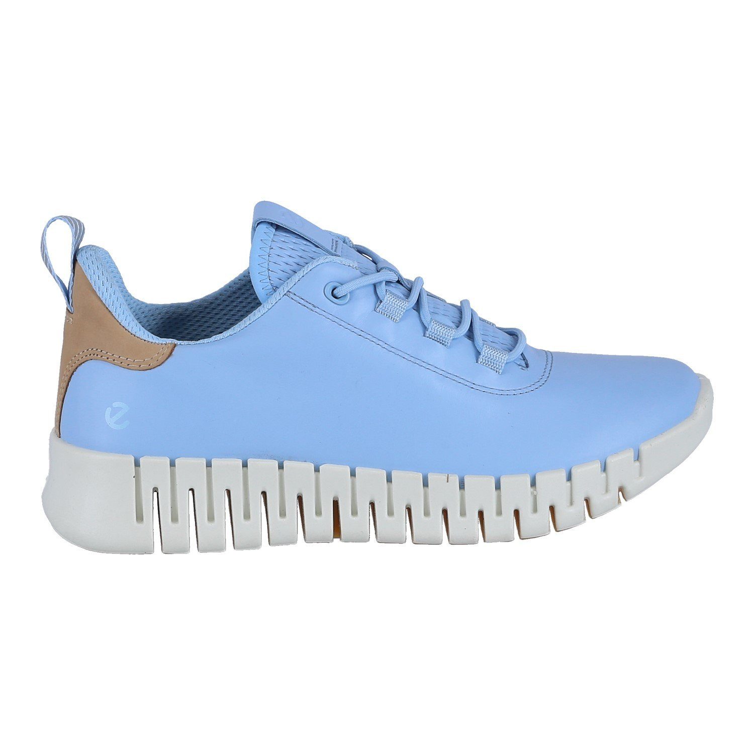 Ecco Gruuv Lea (weiches Nappaleder) blau Damen Sneaker günstig online kaufen