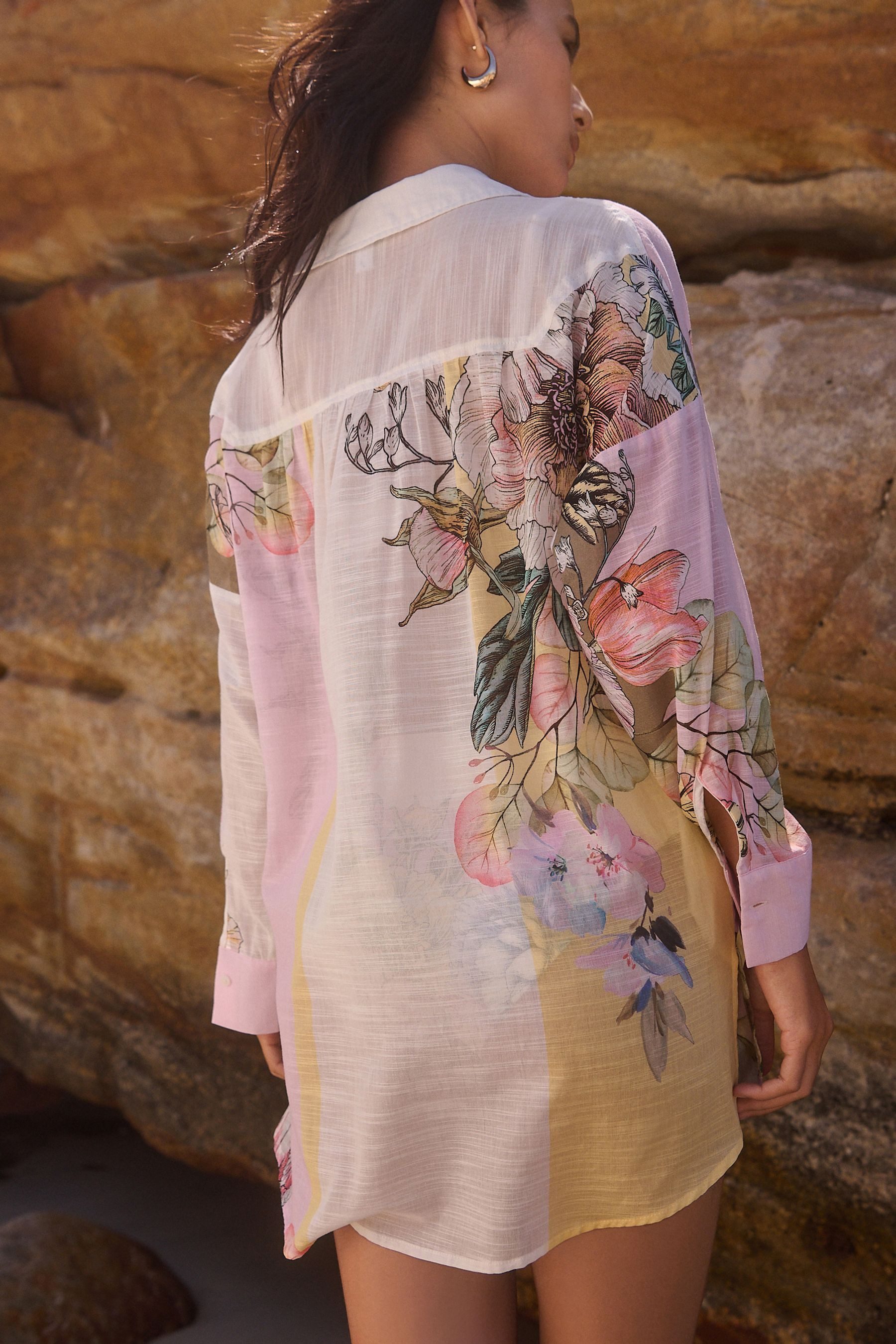 Next Strandshirt Strandkleid aus 100 % Baumwolle günstig online kaufen