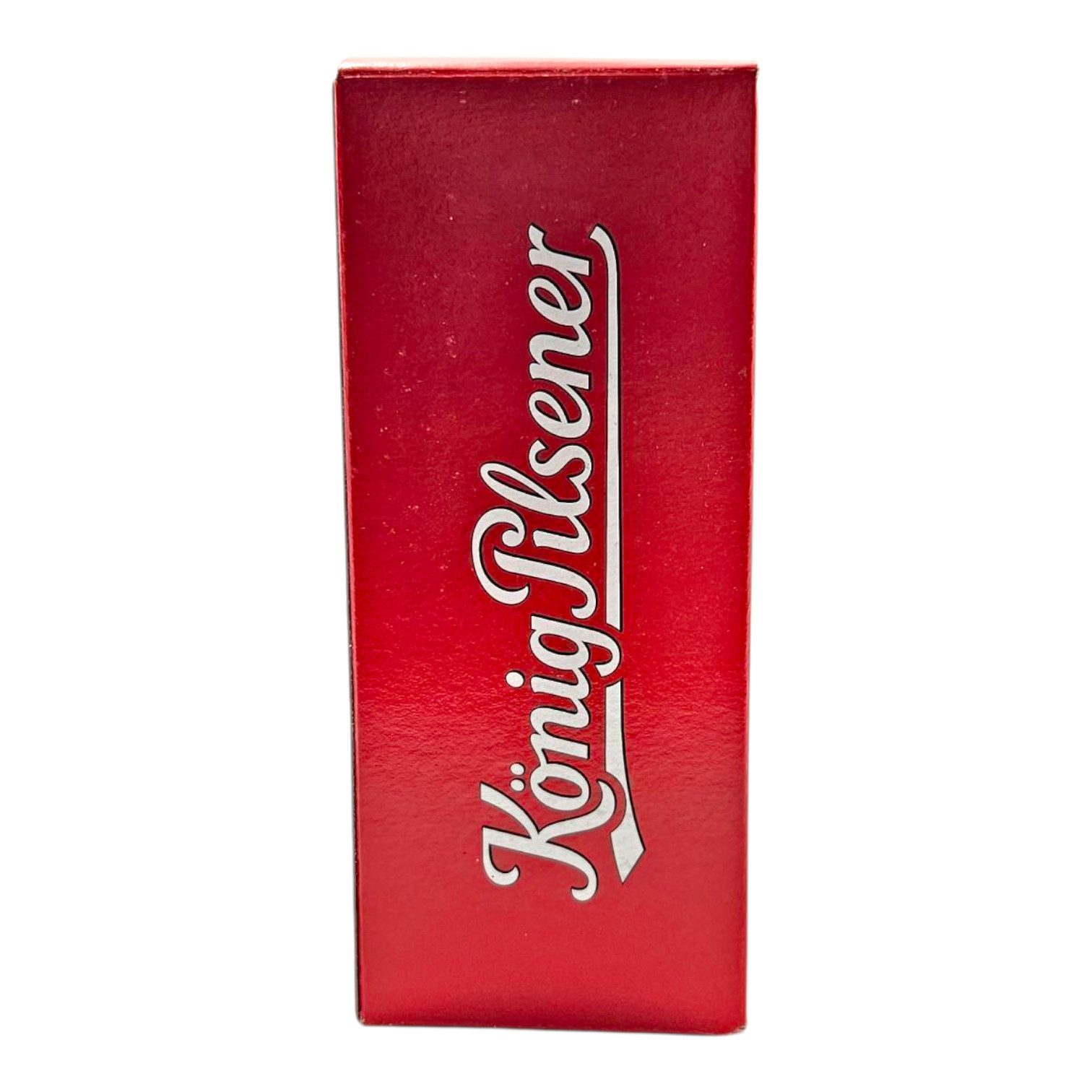 König Pilsener Bierglas Pokal 0,1l geeicht – Original Glas im Geschenkkarton, 1-tlg., Kompakter Bierpokal-ideale Geschenkidee