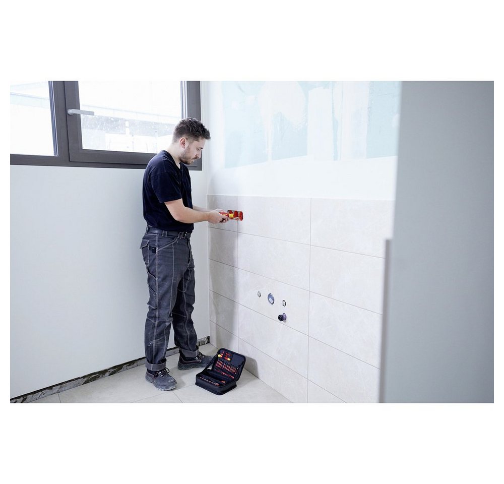 Thumbnail - Wiha Werkzeugkoffer Wiha 43465 Elektriker, Handwerker, Lehrlinge, Profi, VDE Werkzeugkoff