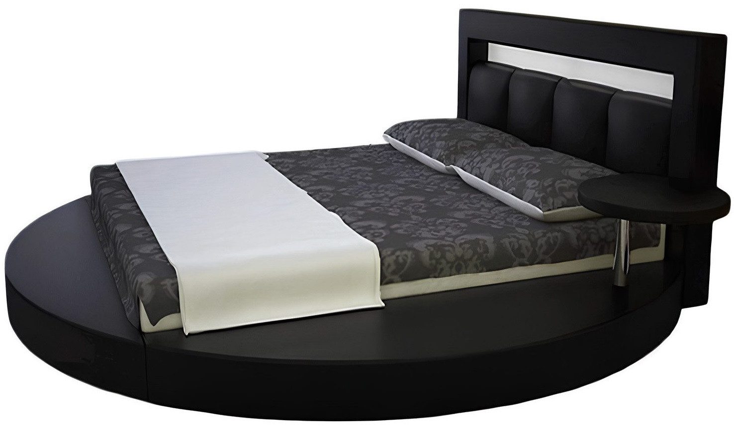 Xlmoebel Rundbett Luxuriöses Polsterbett für das Schlafzimmer mit Doppelbettgestell. (Bett), Hergestellt in Europa