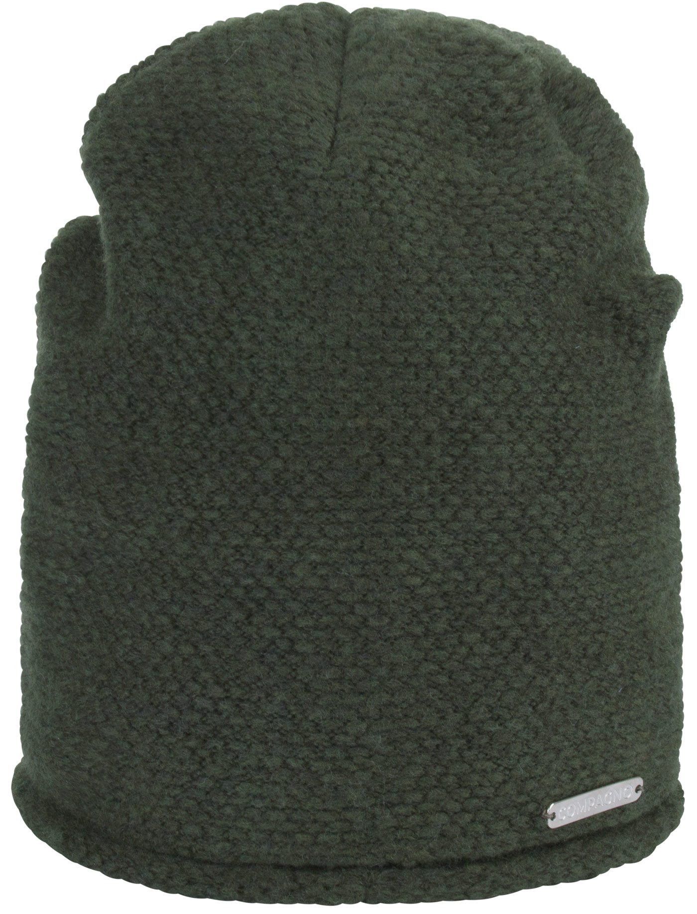 compagno Strickmütze (1-St) Klassische Beanie Wintermütze Strickmütze Damen gefüttert Fleece