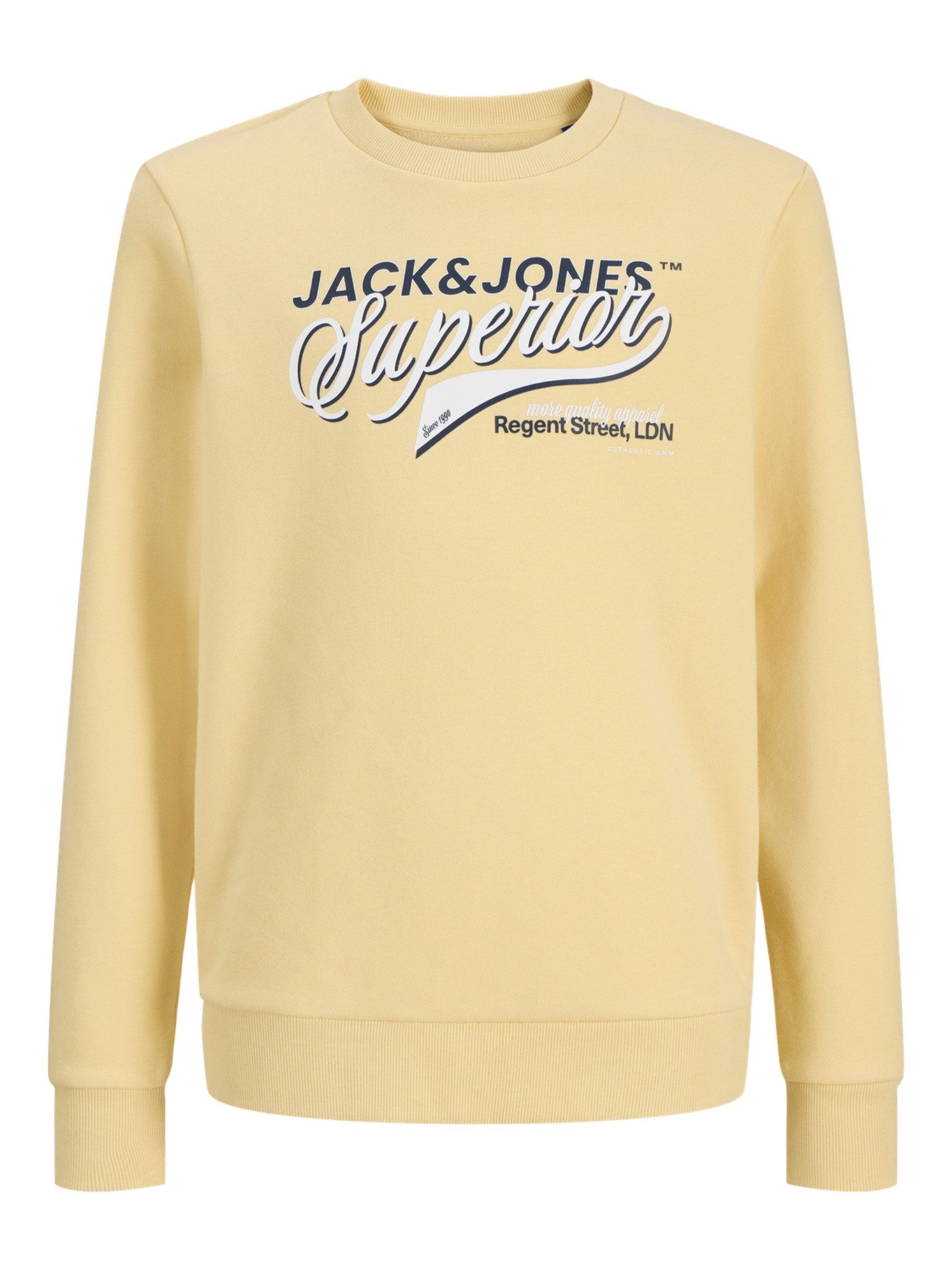 Jack & Jones Junior Sweatshirt JJELOGO SWEAT CREW NECK 2COL SS26 SN MNI
