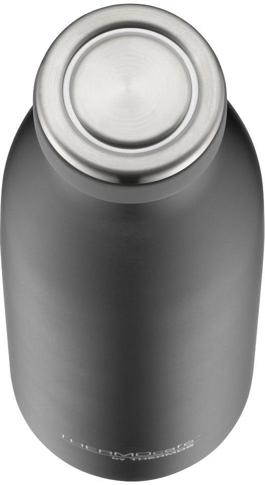 THERMOS Thermoflasche ThermoCaféTC Bottle, grau schlankes Edelstahl, Design