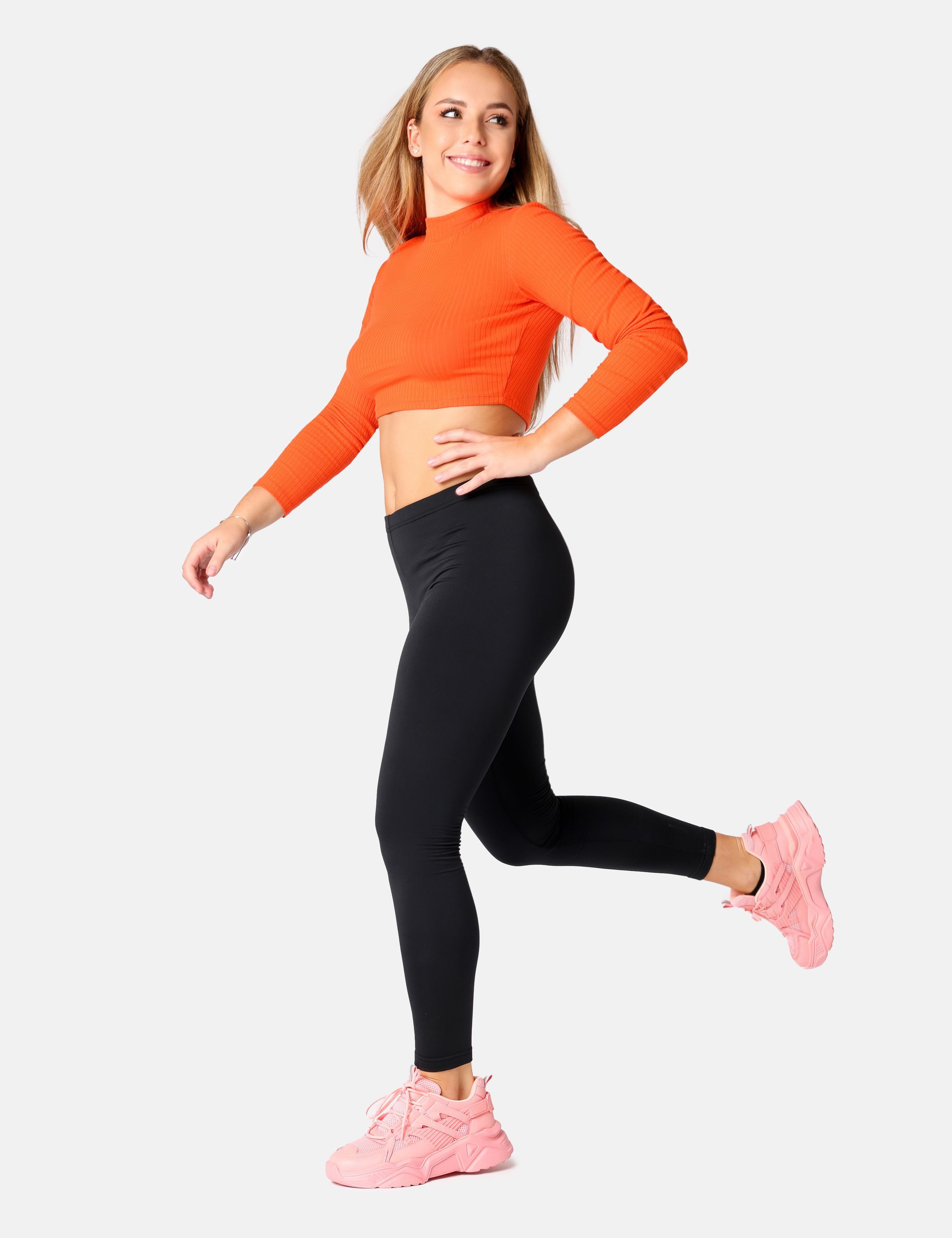 Merry Style Leggings Damen Leggings mit Innenfleece gefüttert Extra Warm MS10-433-LE (1-tlg) elastischer Bund