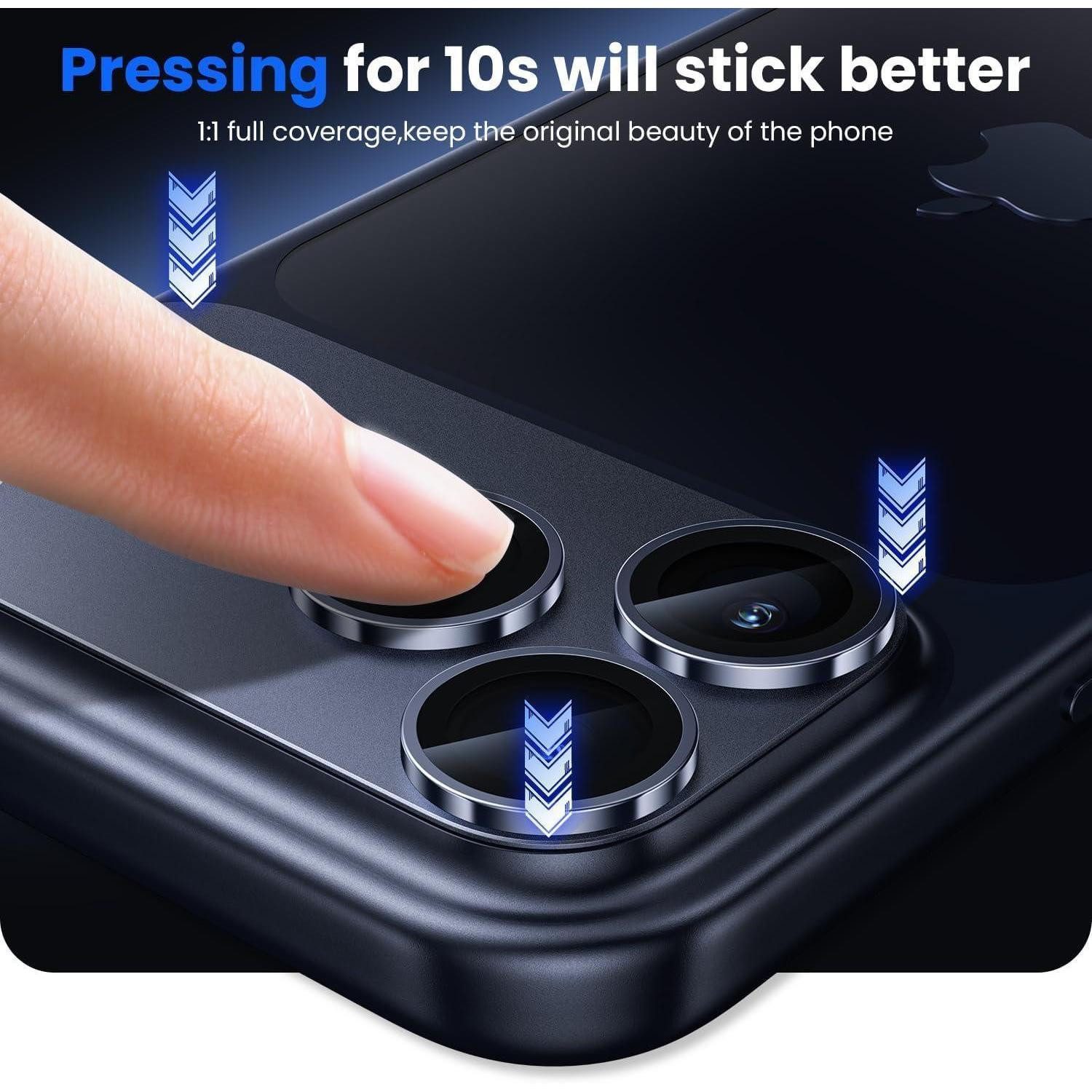 LuxusKollektion Kameraschutzglas Kameraschutz iPhone 17 Pro Matt Deep Blue, 1 Stück – Bild 5 von 5