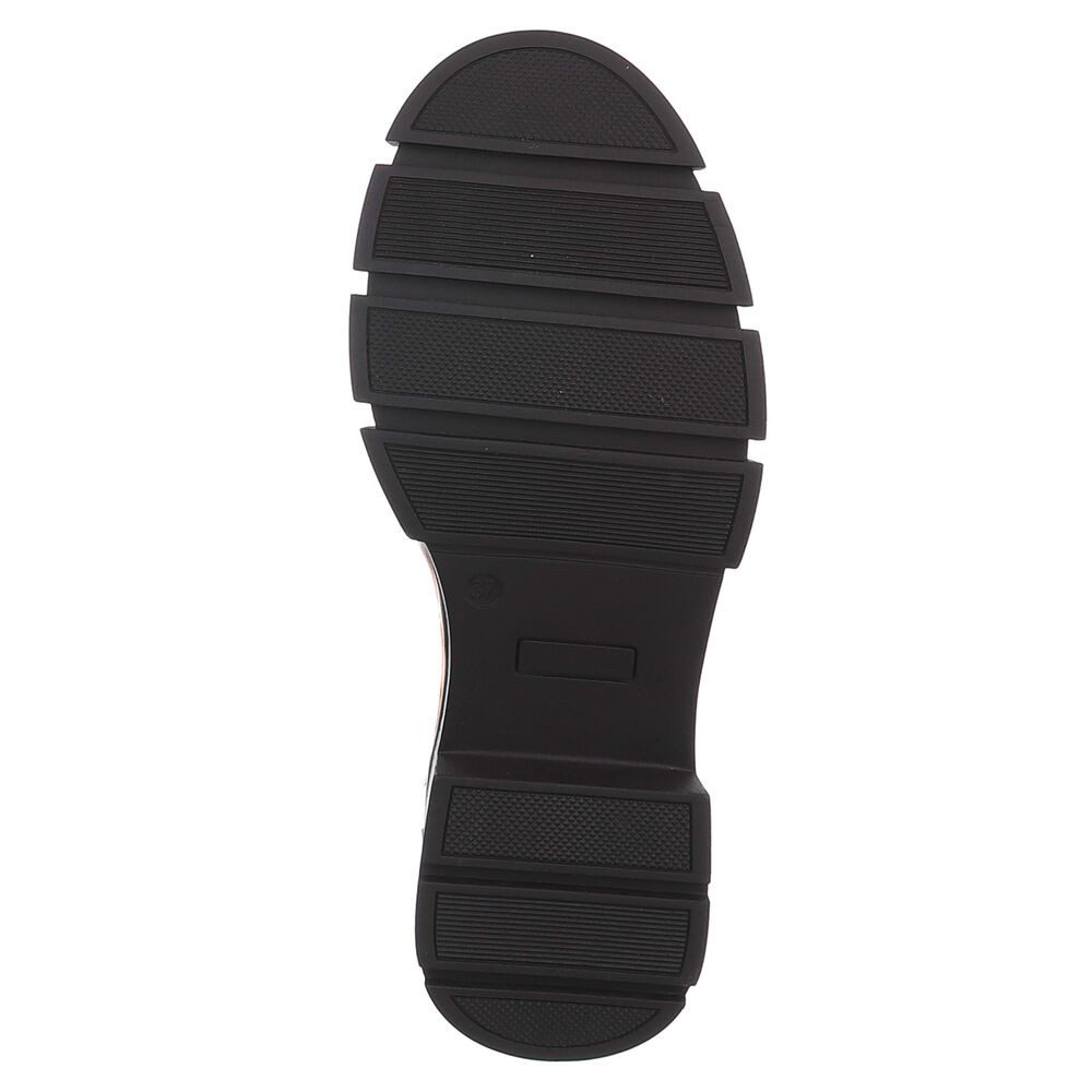 Ital-Design Moderne Damen-Stiefel mit mittelhohem Schaft und rutschfester Sohle Plateaustiefelette (90649155) Blockabsatz Stiefeletten in Schwarz
