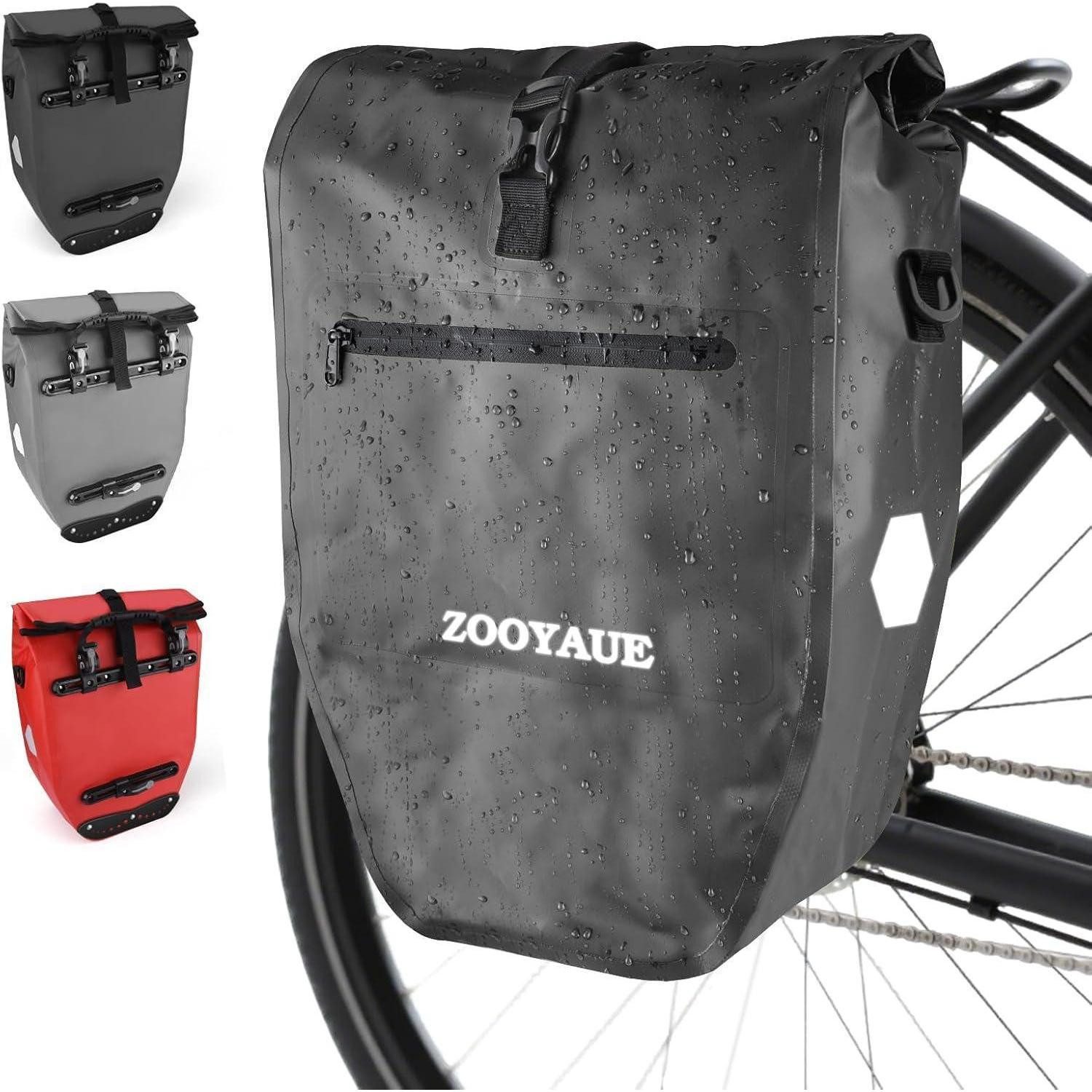 Gepäckträgertasche Fahrradtasche für Gepäckträger 28L Wasserdicht mit Tragegriff
