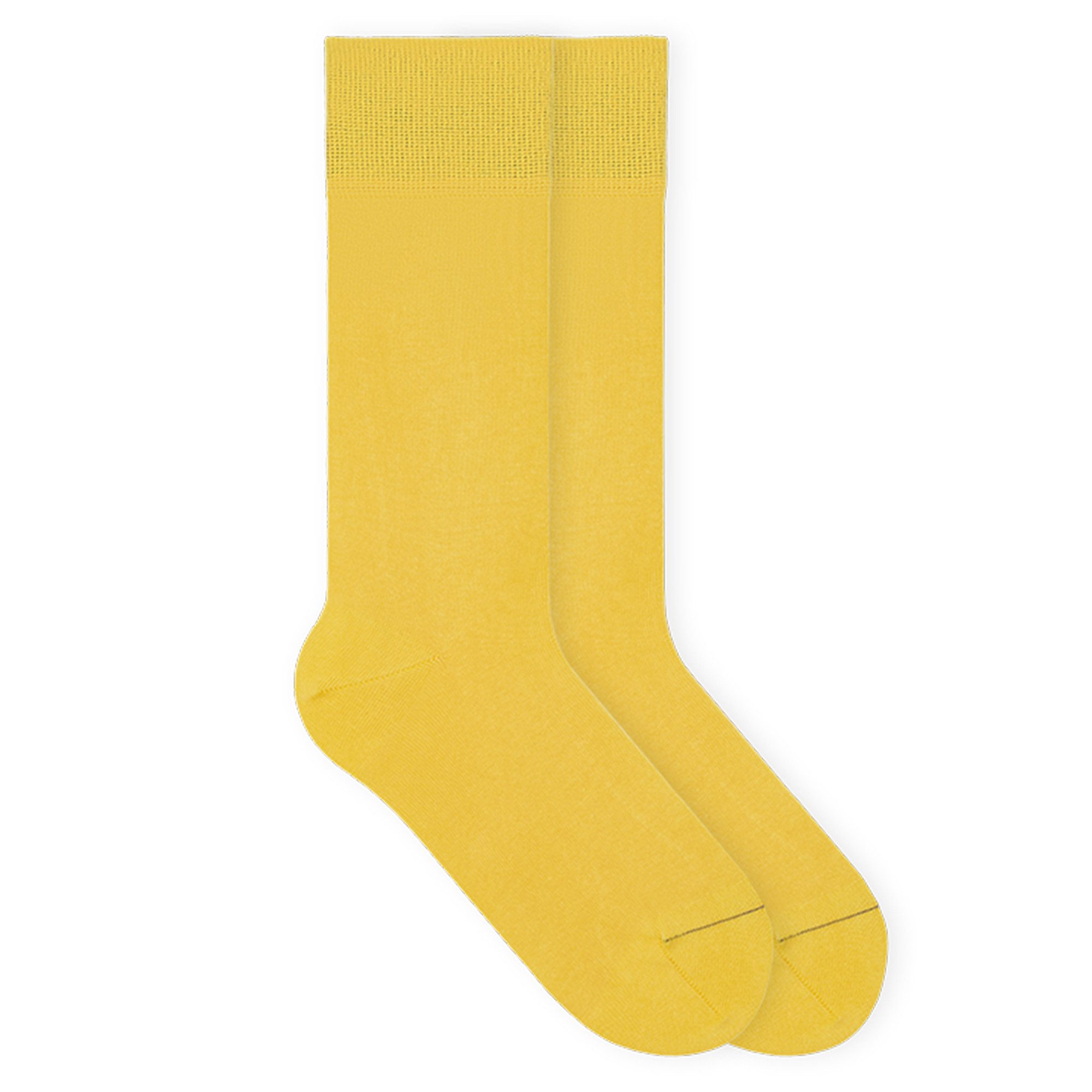 von Jungfeld Socken SIGNATURE Bio-Baumwolle 35-46 Unisex (1-Paar, 1 Paar) Anzugsocken, Bunte lange Socken aus Bio-Baumwolle