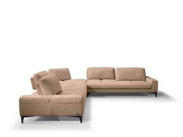 JVmoebel Ecksofa Leder L-Form Luxus Sofas Sofas Ecke Ecksofa Couch Italienische Möbel