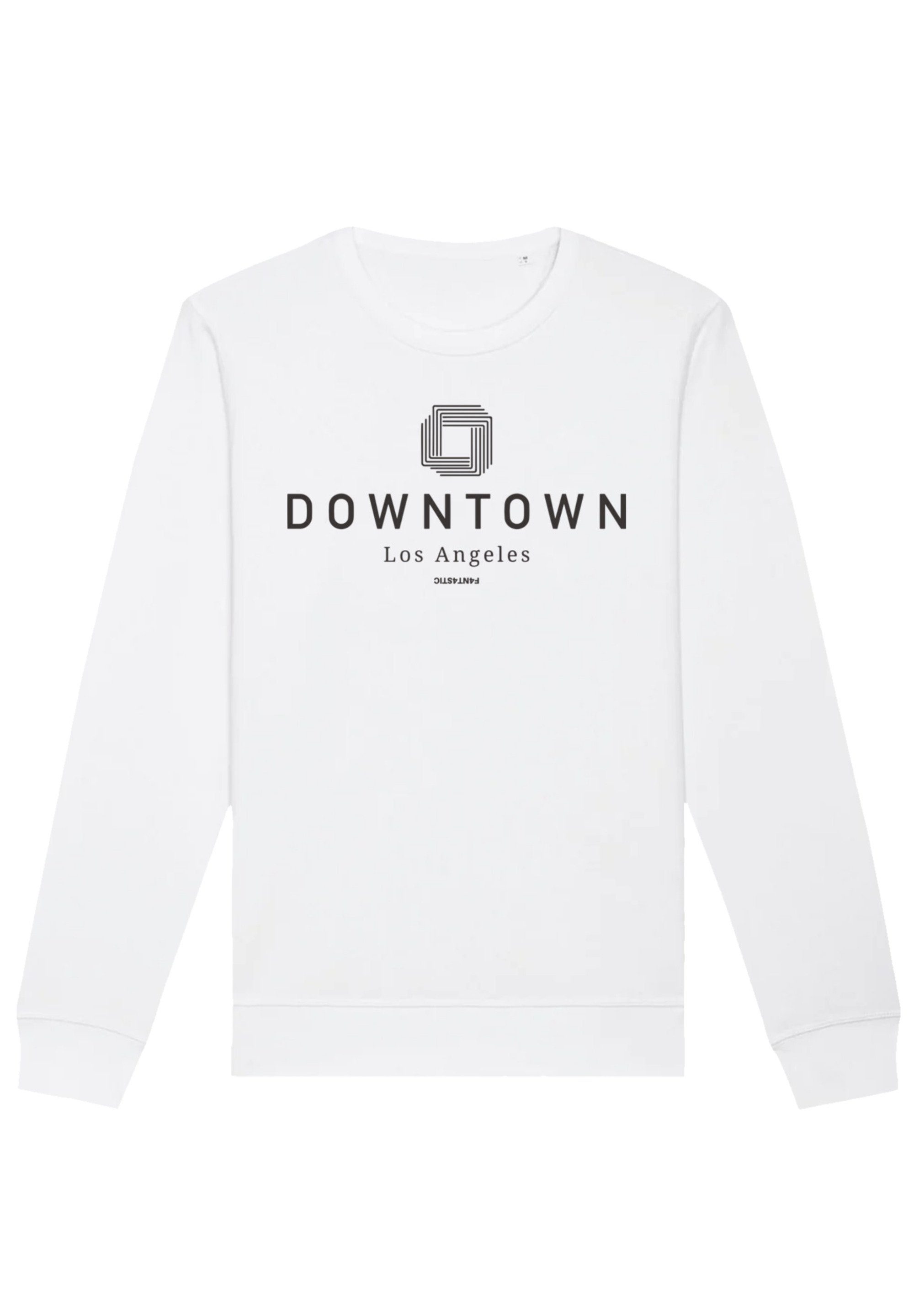 F4NT4STIC Sweatshirt Downtown LA Print weiß