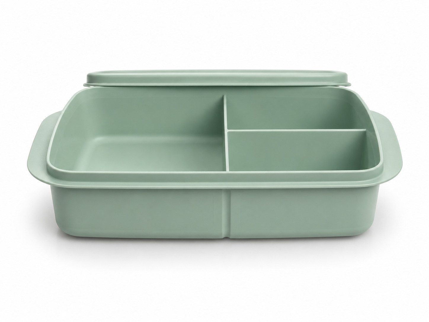 TUPPERWARE Lunchbox Lunchbox 1 L grün mit Trennwand