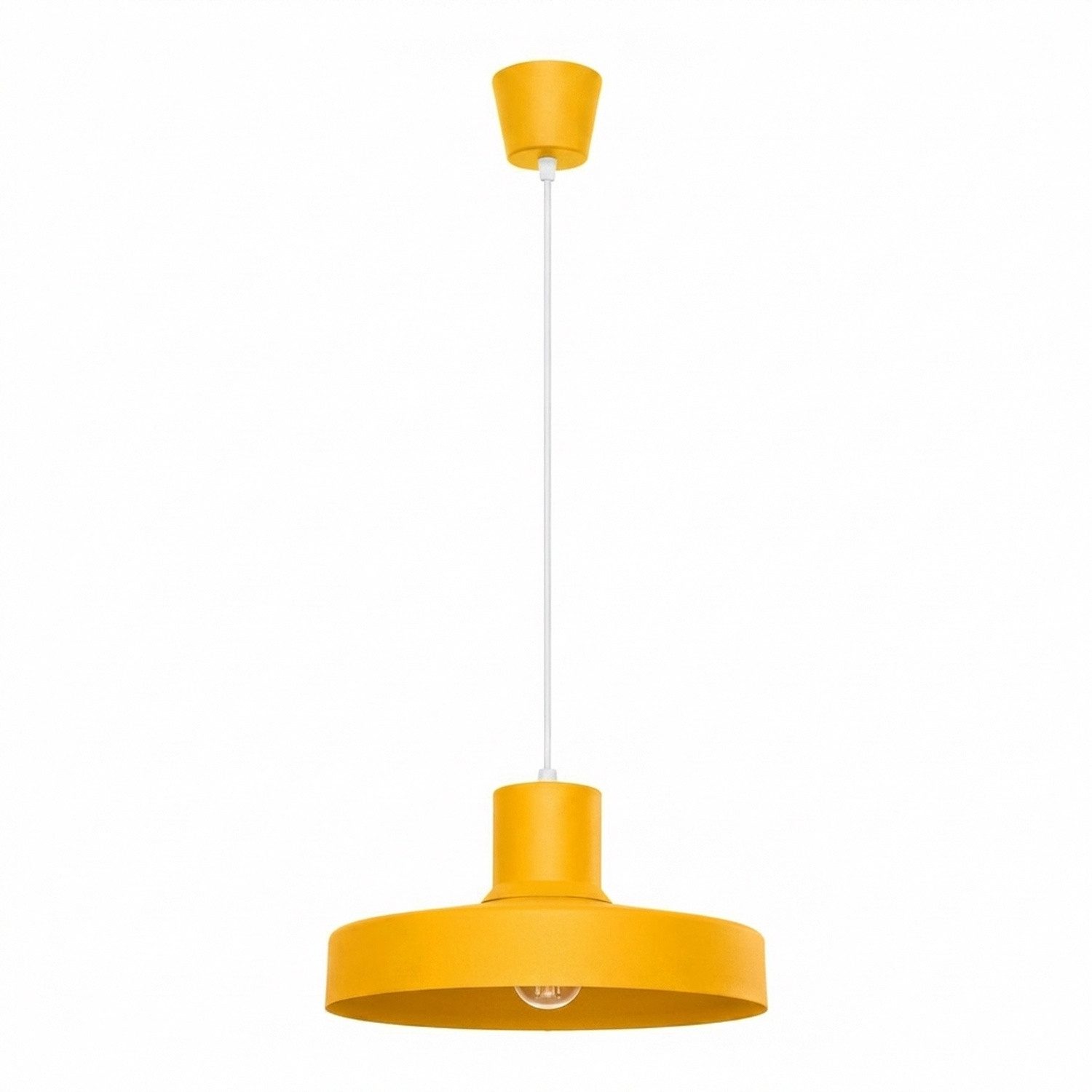 SOLLUX lighting Hängeleuchte Pendelleuchte BILO gelb, Nicht enthalten