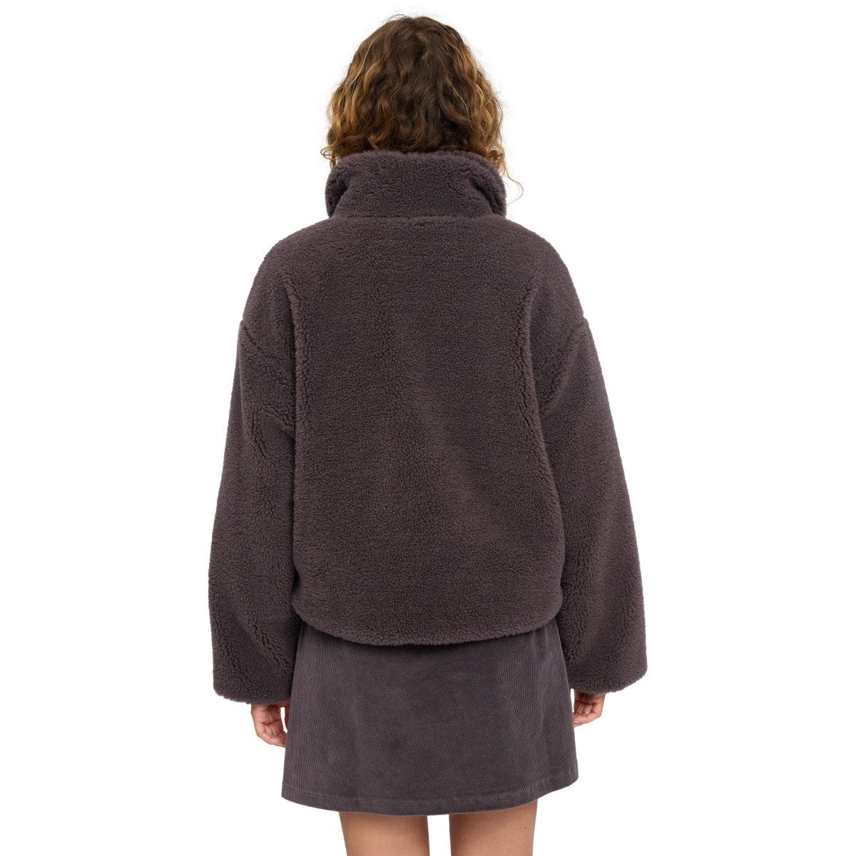MAZINE Winterjacke Mazine Faux-Fur Button Jacket - Kunstfelljacke