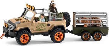 Schleich® Spielzeug-Auto WILD LIFE, Geländewagen mit Seilwinde (42410), (Set)
