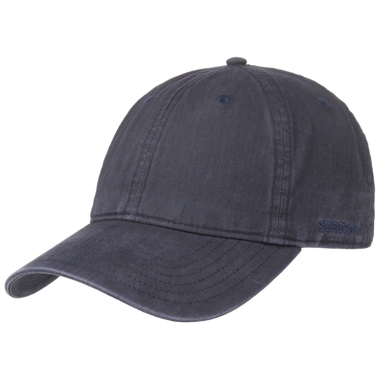 Stetson Baseball Cap (1-St) Baseballcap mit Schirm blau