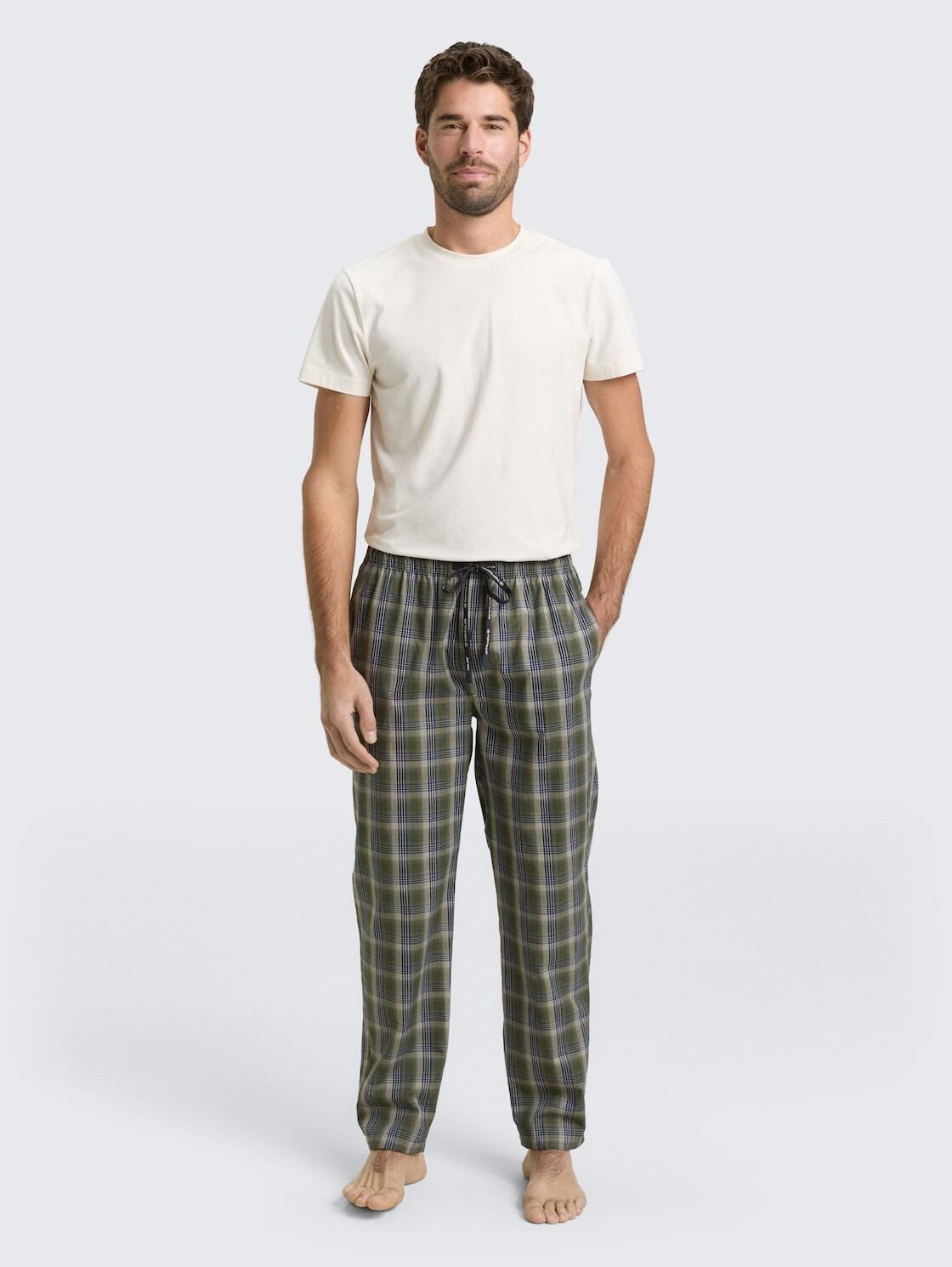 TOM TAILOR Pyjama Unterwäsche (1 tlg) Pyjama-Hose aus Baumwolle