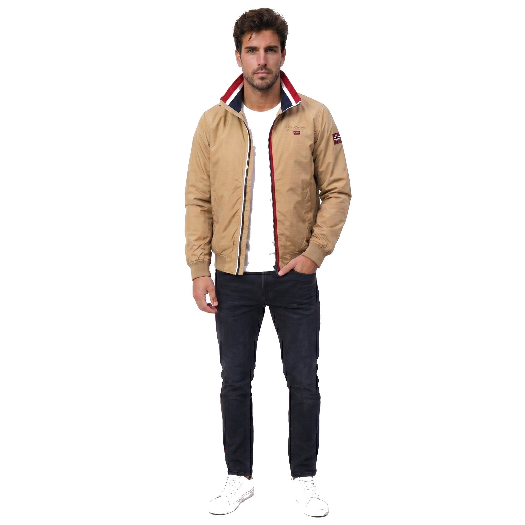 Geographical Norway Steppjacke Herren leichte Übergangsjacke, wasserabweisend Herbst & Frühling