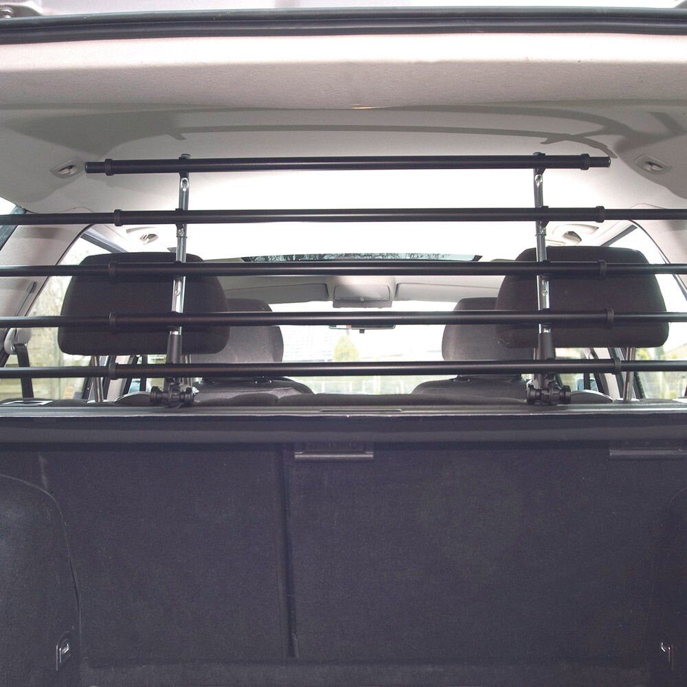 COMON Hundegitter Car Barrier Autoschutzgitter (1 St), Größe (verstellbar): Breite: ca. 81 - 153 cm, Höhe: 28 - 42 cm