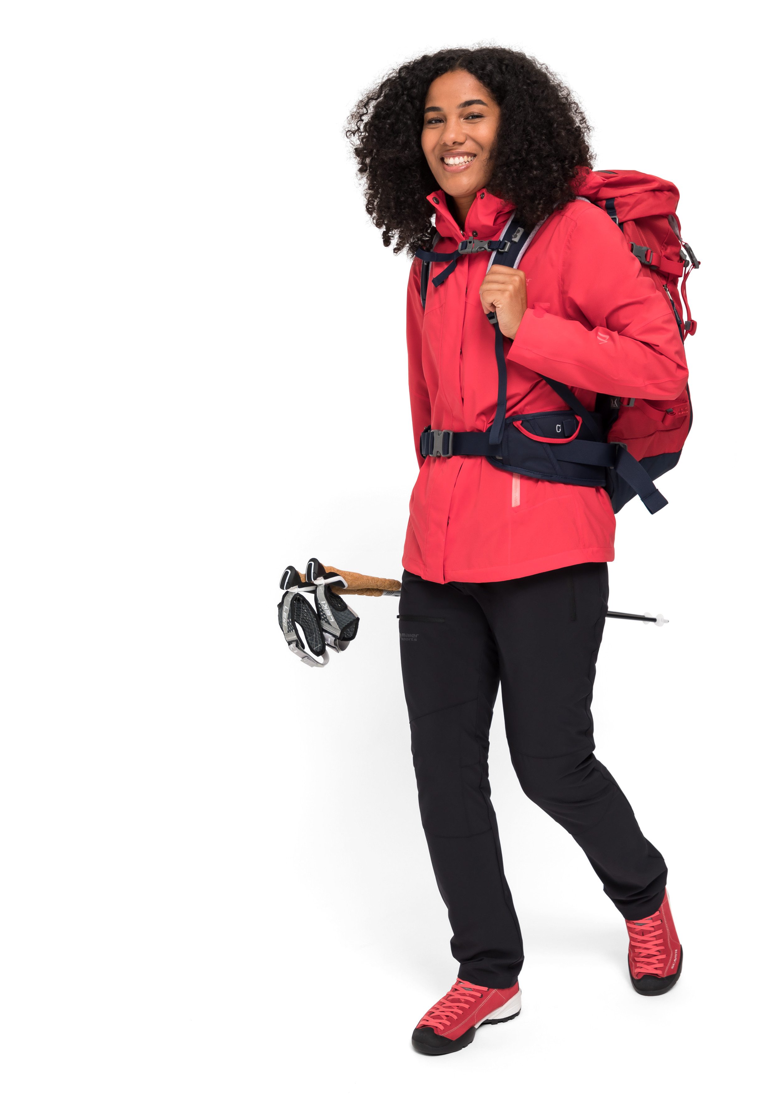 Maier Sports Regenjacke Metor rec W Damen Jacke mit Kapuze, Windjacke wasse günstig online kaufen