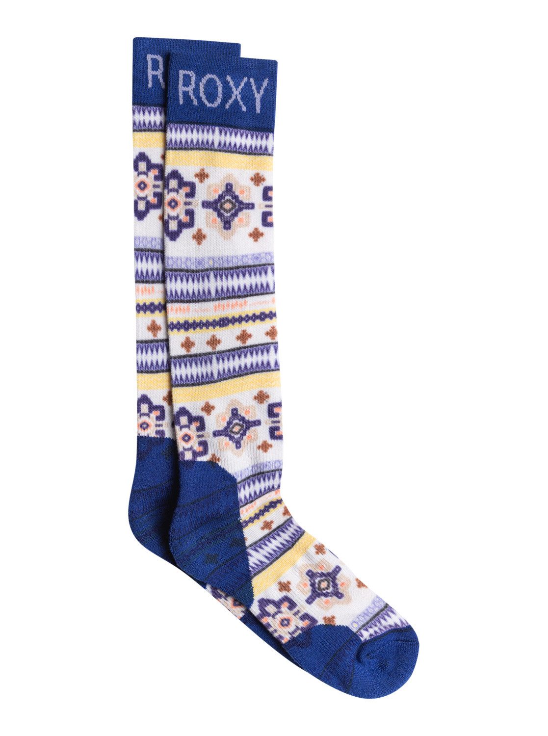 Skisocken Roxy Bright Chandail Socks Paloma White