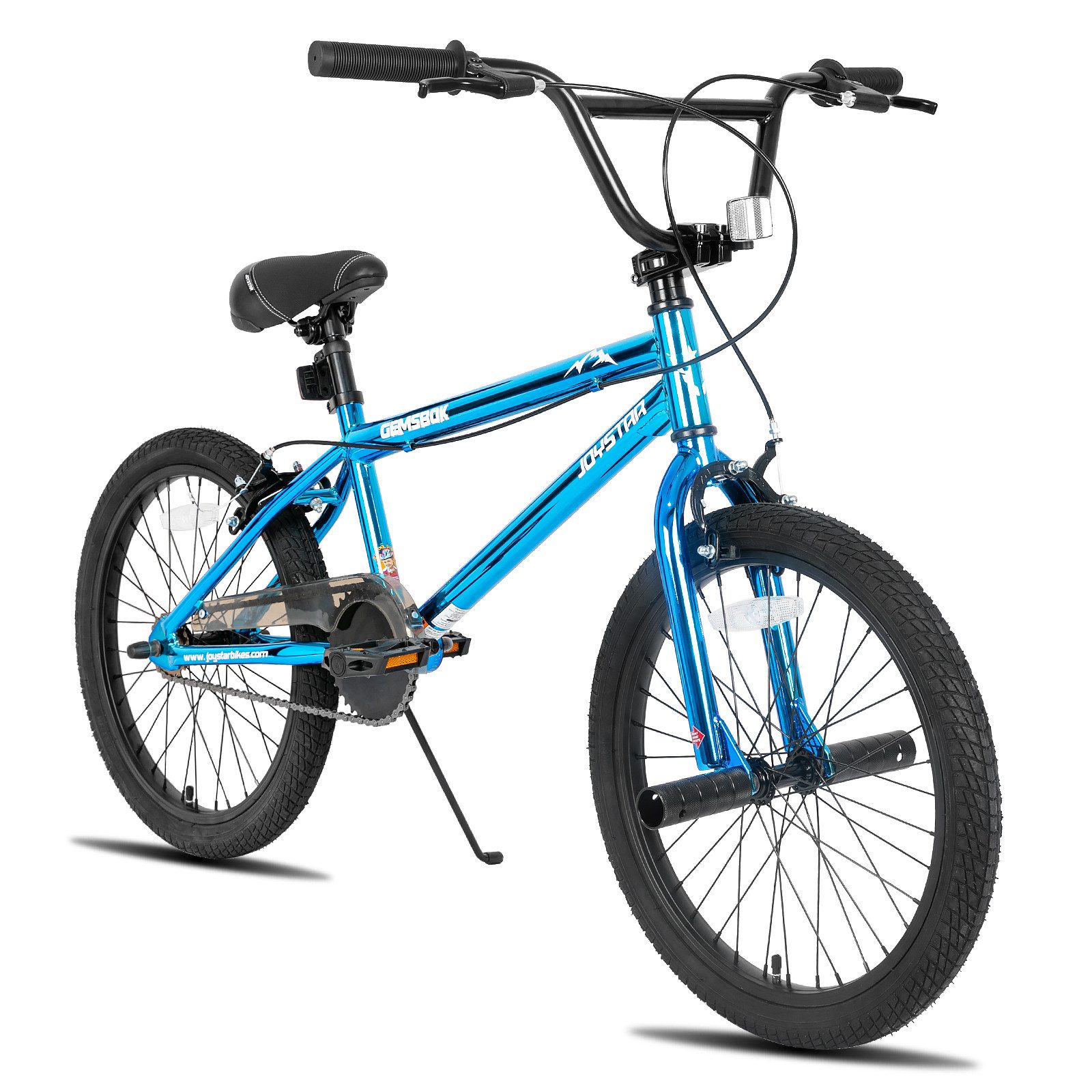 HILAND BMX-Rad BMX 20/24 Zoll Kinderfahrrad, Stahlrahmen, Stunt-Pegs, Doppelbremsen