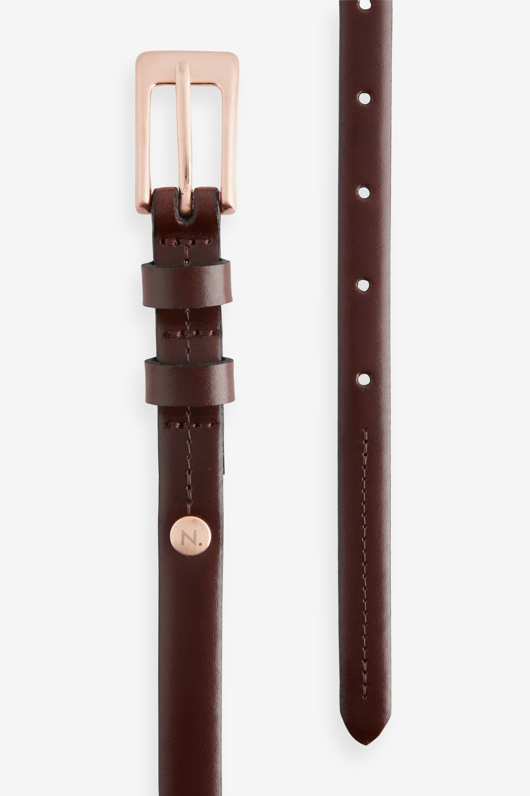 Next Ledergürtel Micro Skinny Gürtel aus günstig online kaufen