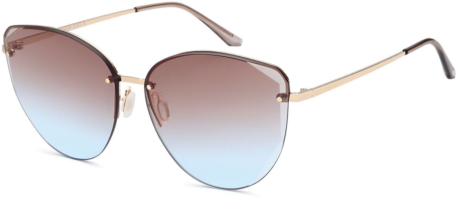 styleBREAKER Sonnenbrille (1-St) Getönt