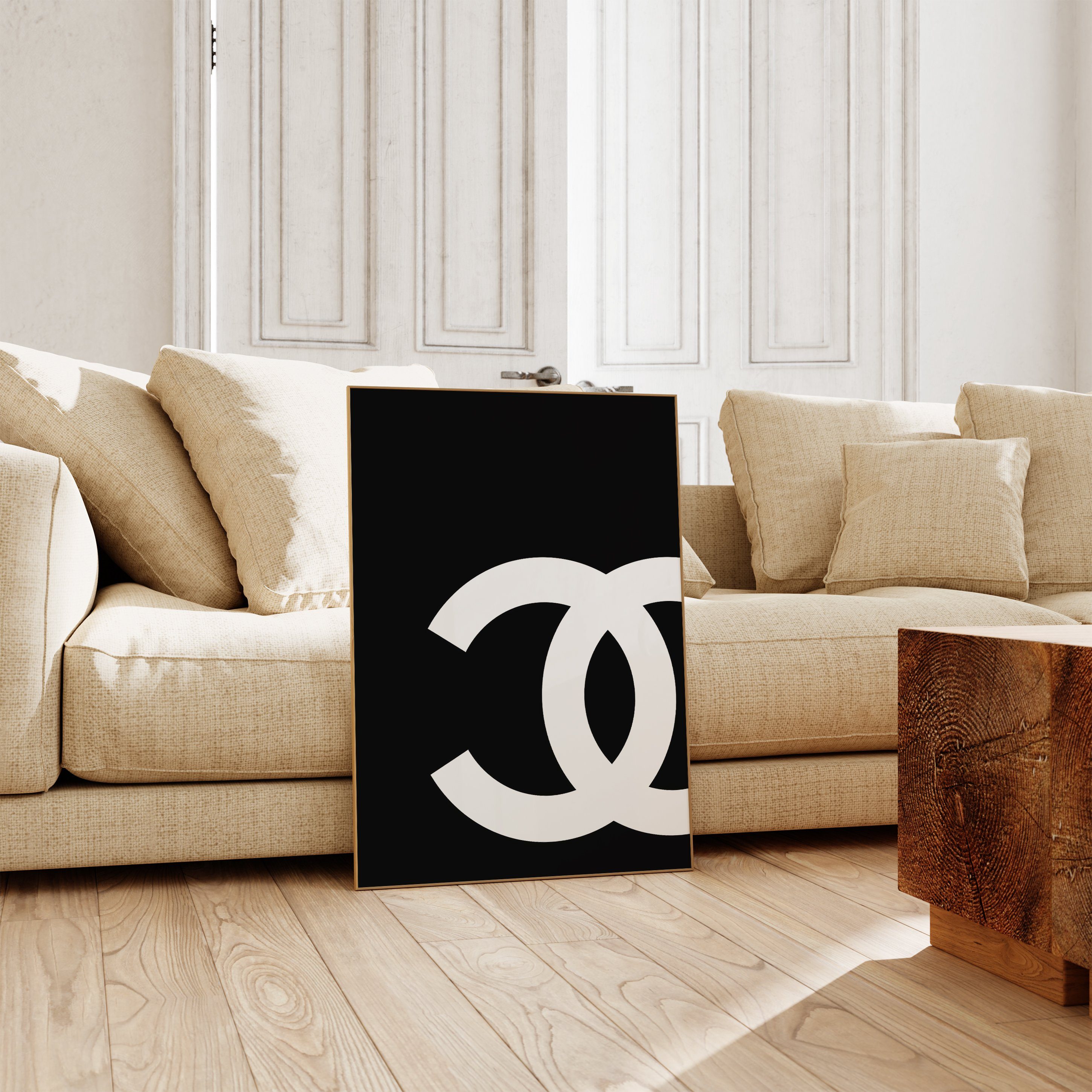 JUSTGOODMOOD Poster Premium ® Chanel Poster · ohne Rahmen, Poster in verschiedenen Größen verfügbar – Bild 4 von 5