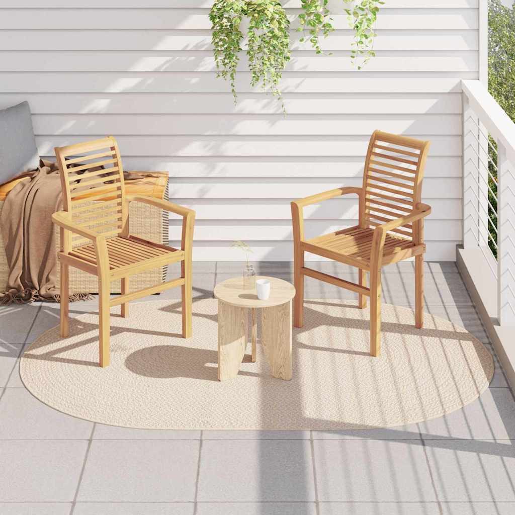 vidaXL Teppich Teppich ZIZUR Creme 230 x 160 cm Polypropylen, Oval