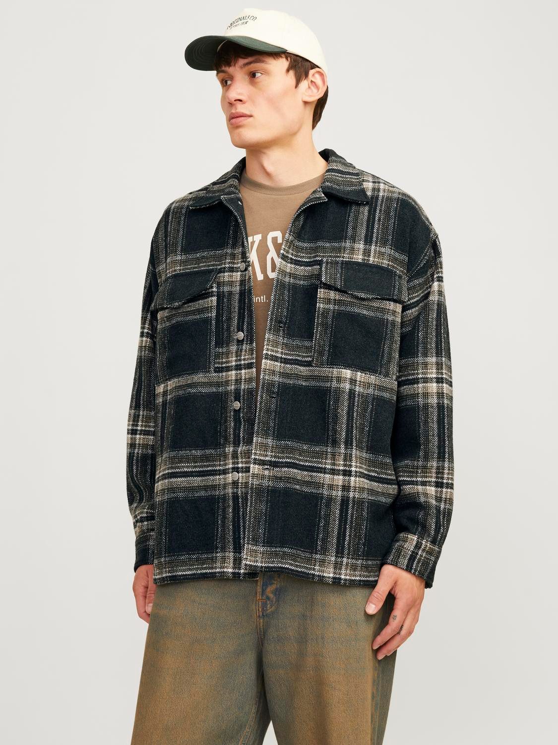 Jack & Jones Langarmhemd JORVESTERBRO CHECK günstig online kaufen