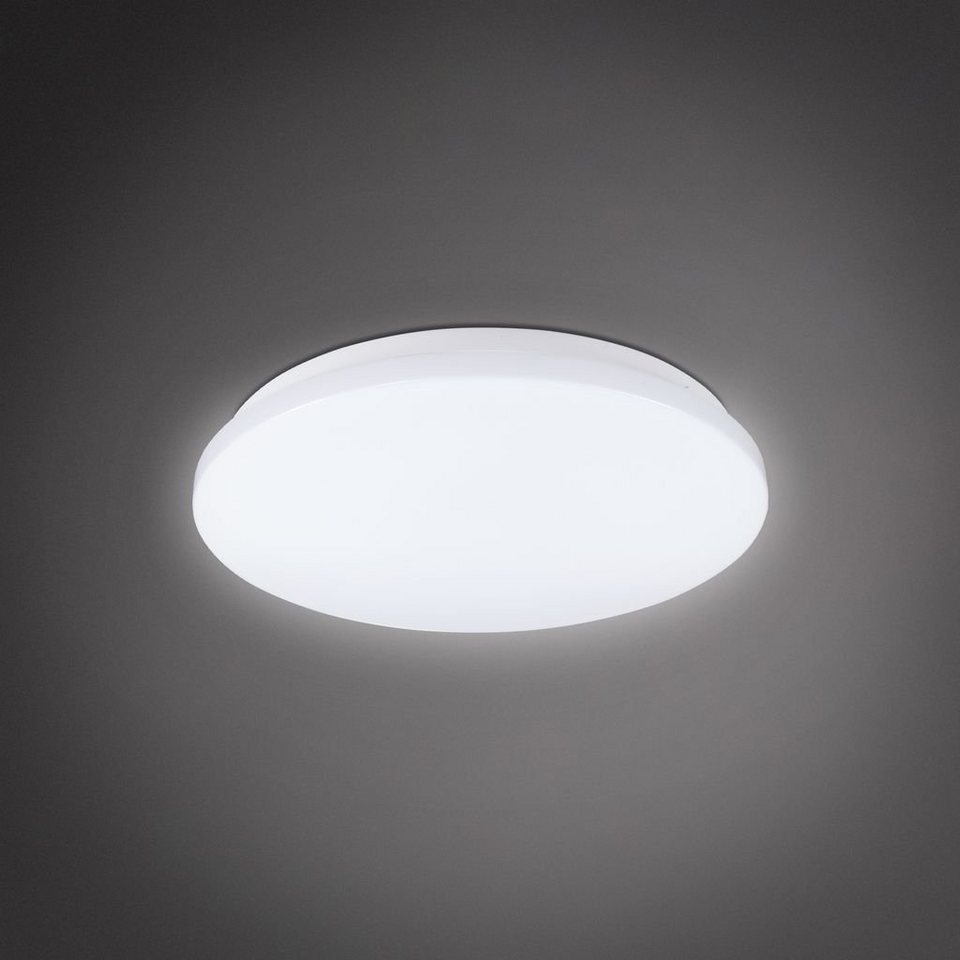 B.K.Licht Deckenleuchte LED Deckenlampe 15W 4.000K Ø275 mm - BKL1509, LED  fest integriert, 1.500lm indirektes Licht Weiß Küche Flur Büro