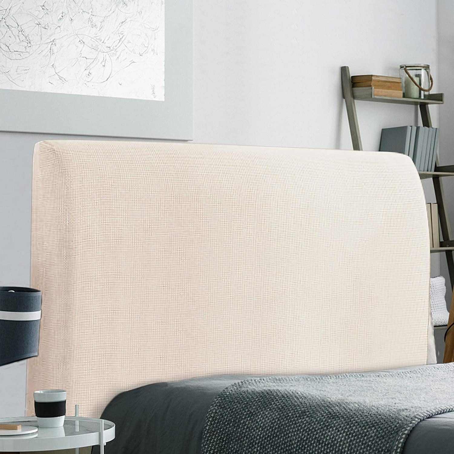 LuxusKollektion Betthusse Kopfteilbezug Stretch Beige 180-205cm
