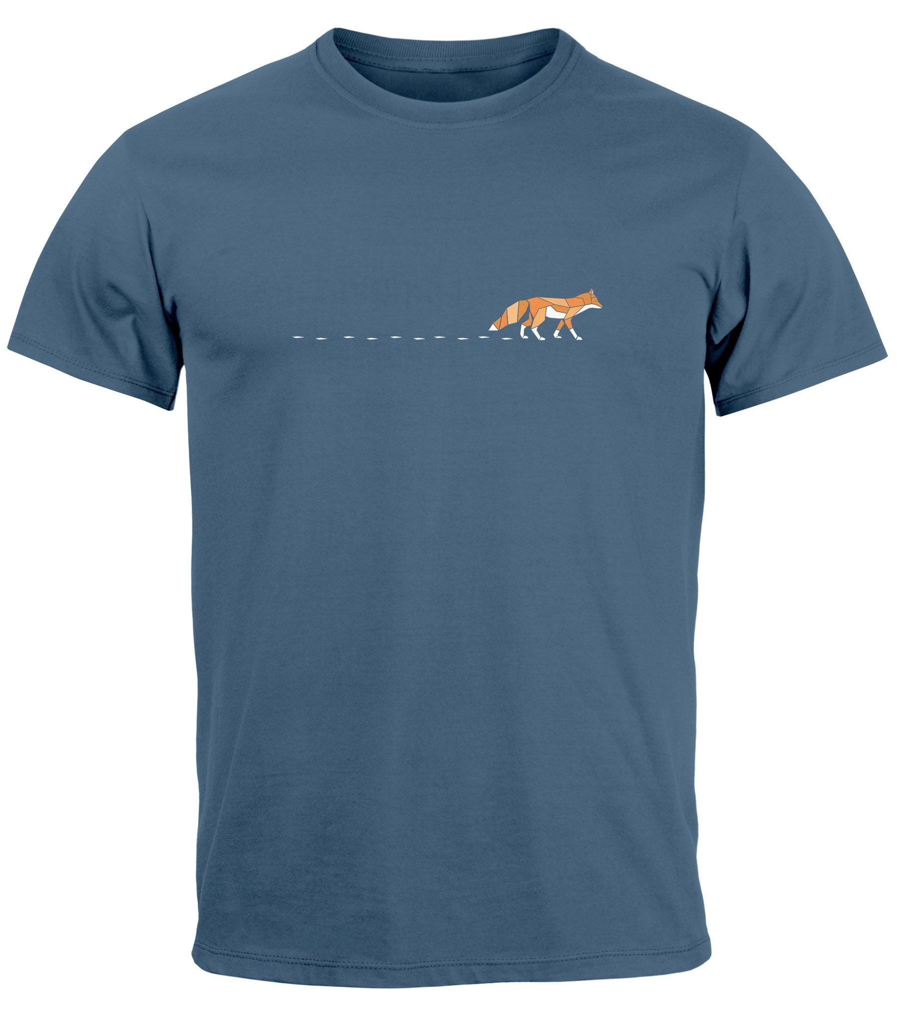 Neverless Print-Shirt Herren T-Shirt Fuchs Fox günstig online kaufen