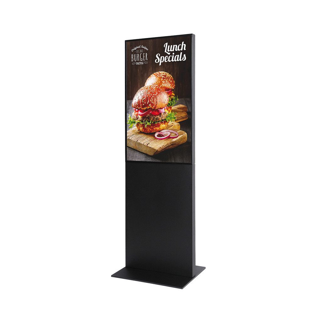 Showdown Displays Einzelrahmen Showdown Displays Digitale Infostele Smart Line mit Samsung Bildschirm, (1 St)