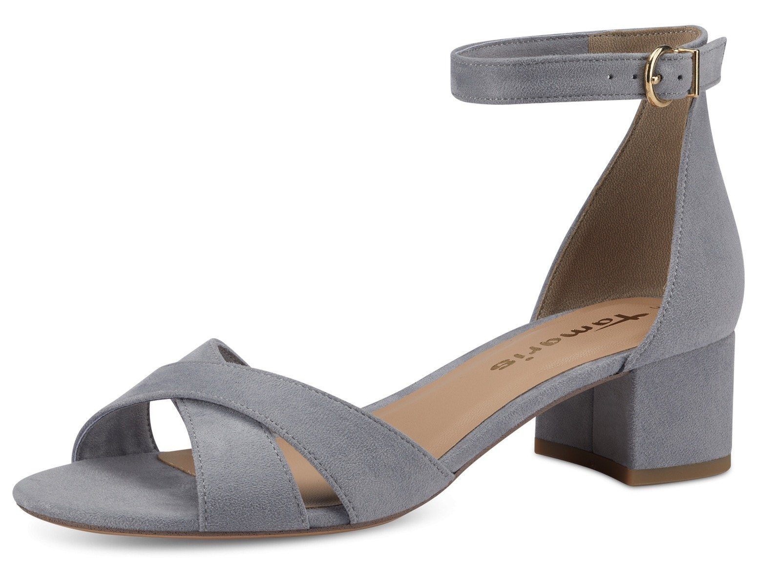 Tamaris Sandalette, Blockabsastz, Sommerschuh, Riemchensandale mit Kreuzban günstig online kaufen