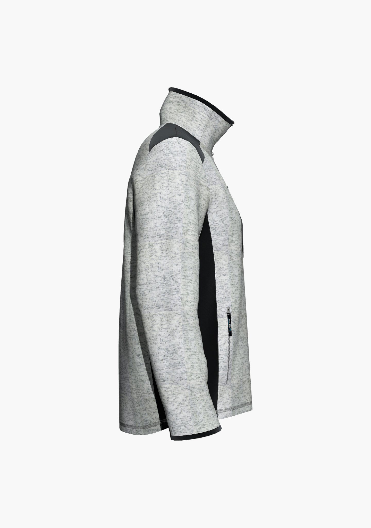 TINEZ workwear Fleecejacke Strickfleecejacke TAMRA – Bild 3 von 4