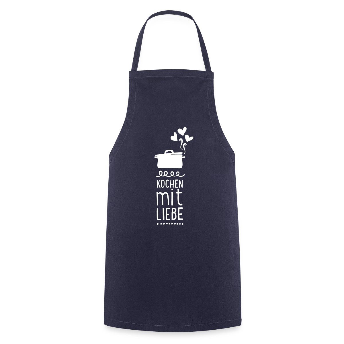 Spreadshirt Kochschürze Kochen Mit Liebe Herz Spruch Kochschürze, (1-tlg) günstig online kaufen