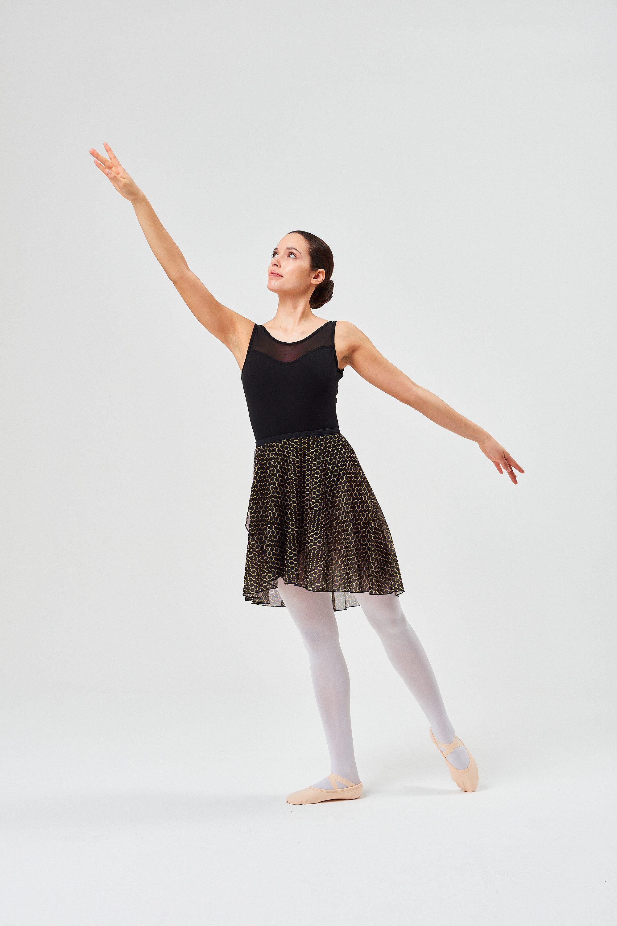 tanzmuster Wickelrock Damen Ballett Wickelrock Bibi Ballettrock zum Wickeln