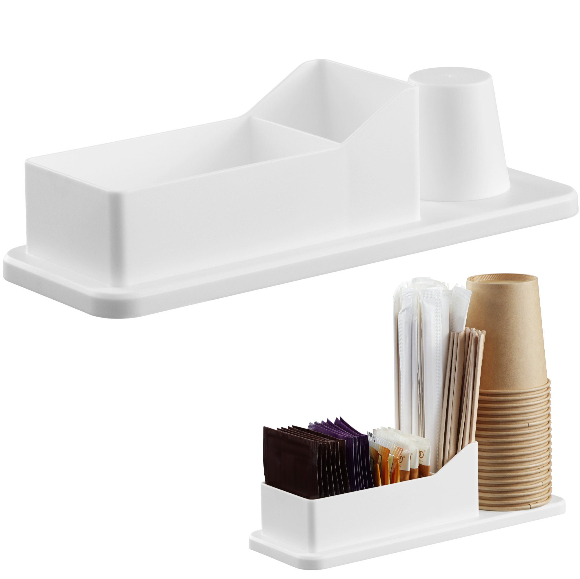 Teedose Kaffee Organizer Set - 24,4 x 8,7 x 6,8cm - Aufbewahrungsbox