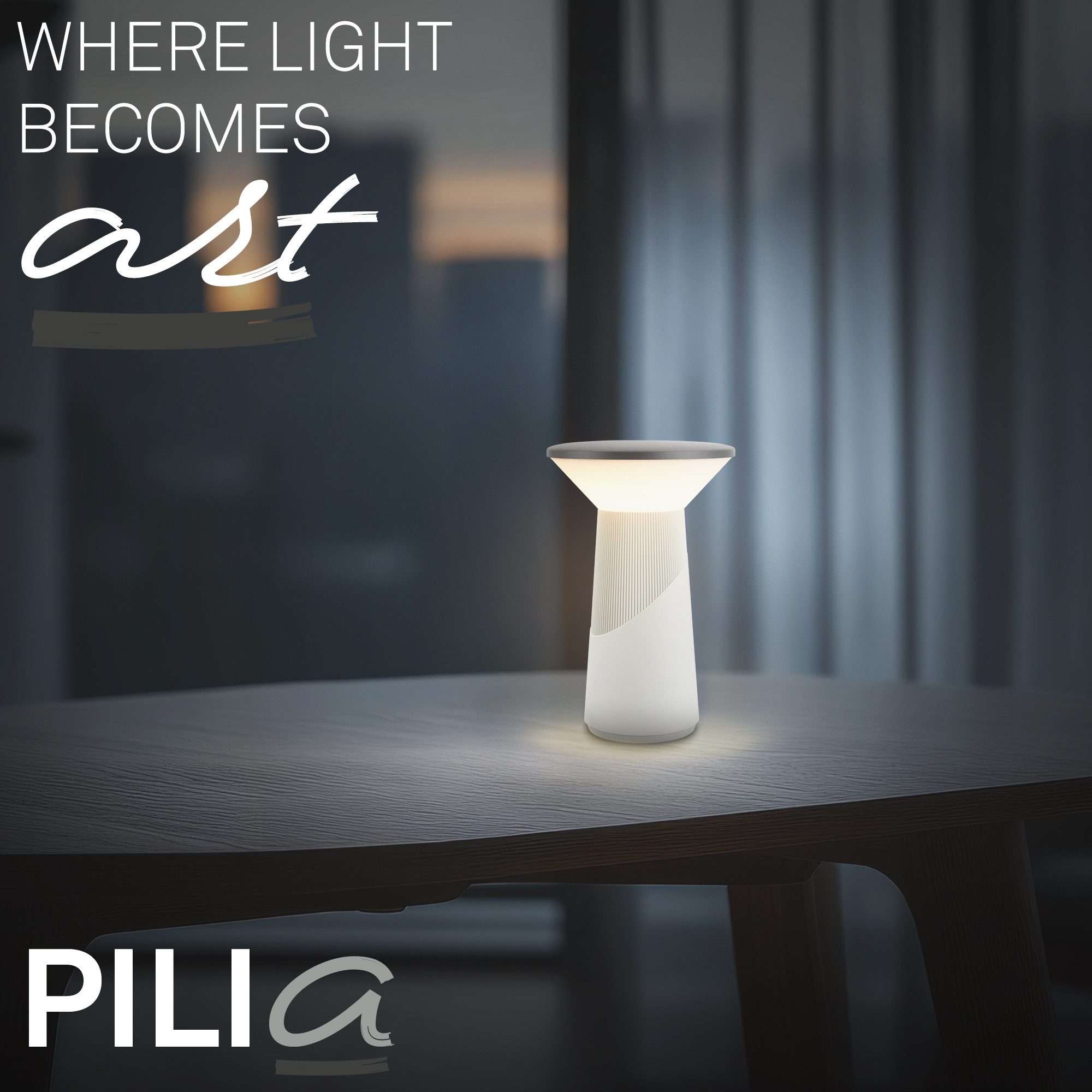 Briloner Leuchten LED Tischleuchte Tischlampe kabellos Akku USB-C Touch dimmbar Design Award, LED wechselbar, 2700K, 15x24 cm, Akku tauschbar, Indoor/Outdoor, Wohnzimmer, Balkon