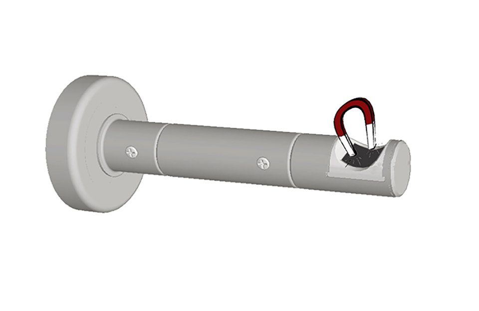 nodeko Gardinenstangenhalter Halter mit Magnet für günstig online kaufen