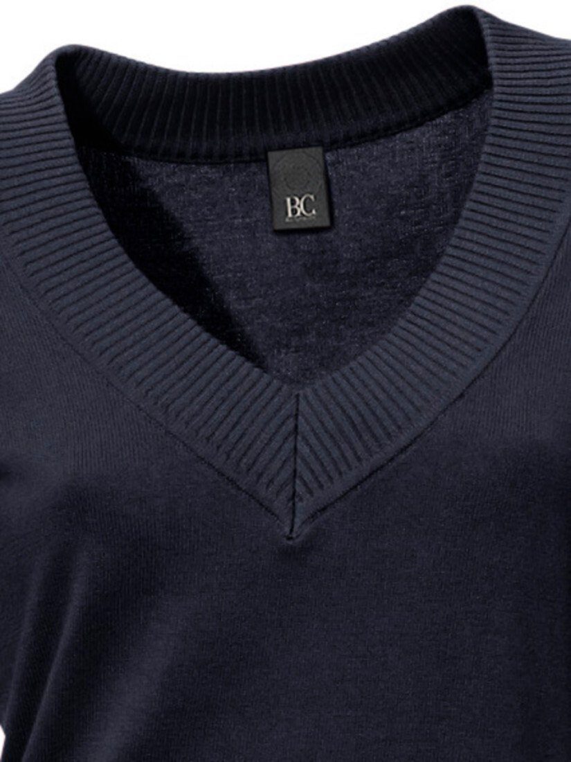 heine Strickpullover V-Pullover Langarm Feinstrick