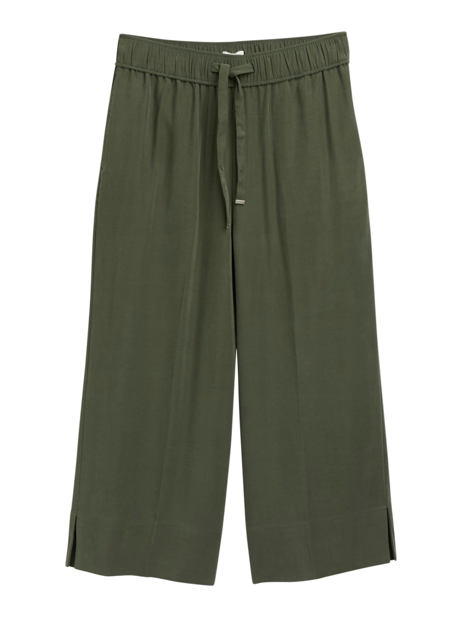 TOM TAILOR 7/8-Hose H grün,Casual,Viskose,Unifarben,Regular Fit,Hoch