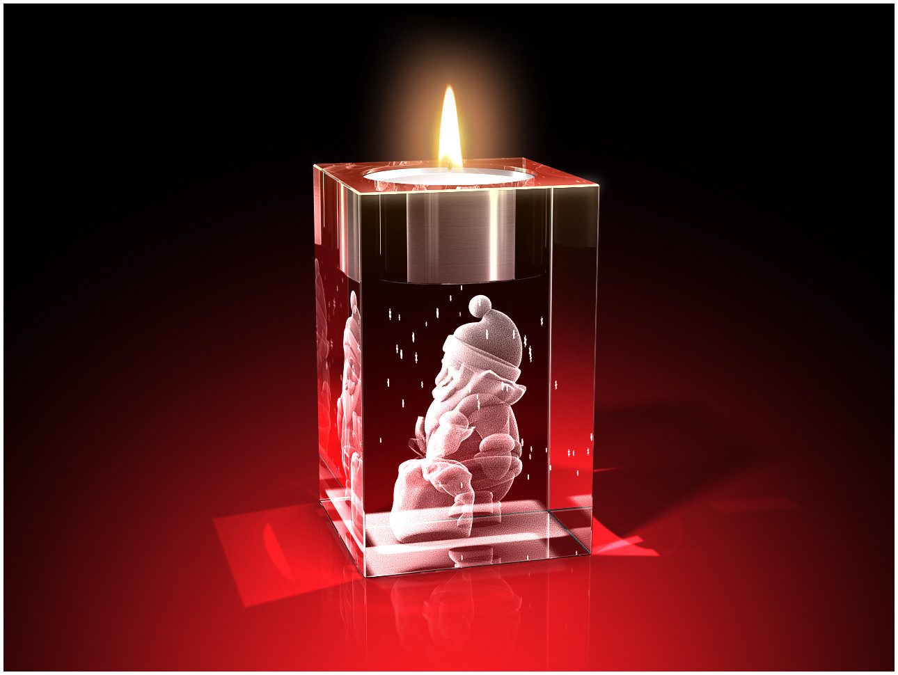 GLASFOTO.COM Teelichthalter Advents-Teelichthalter (einzeln), Weihnachten, günstig online kaufen