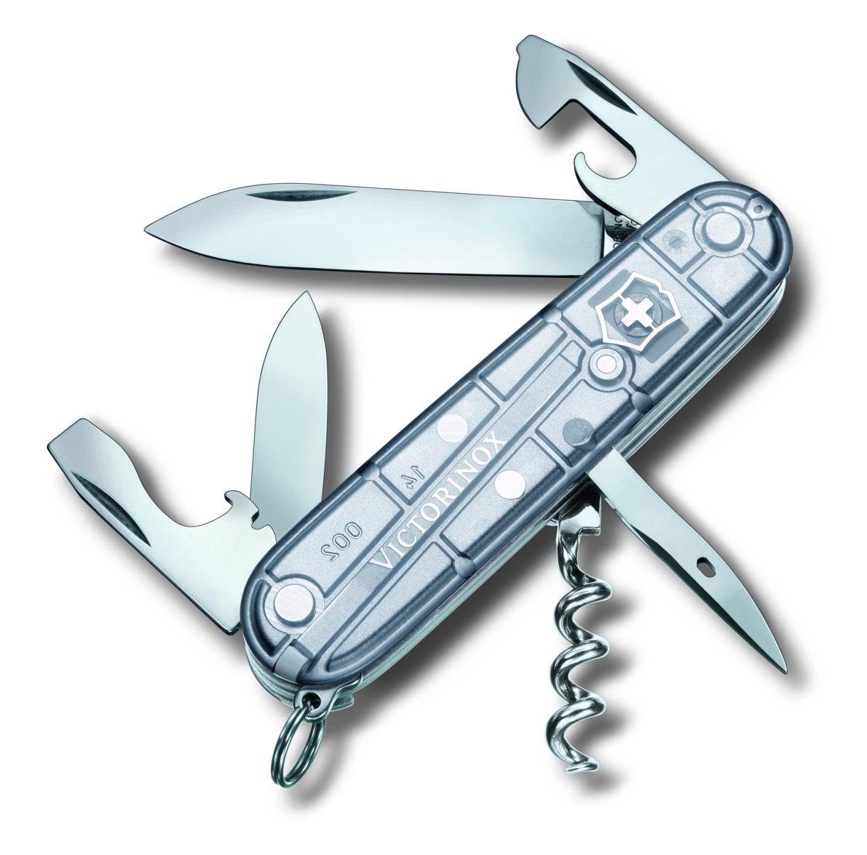 91 silver transparent mm, tech Victorinox Spartan, silver Taschenmesser