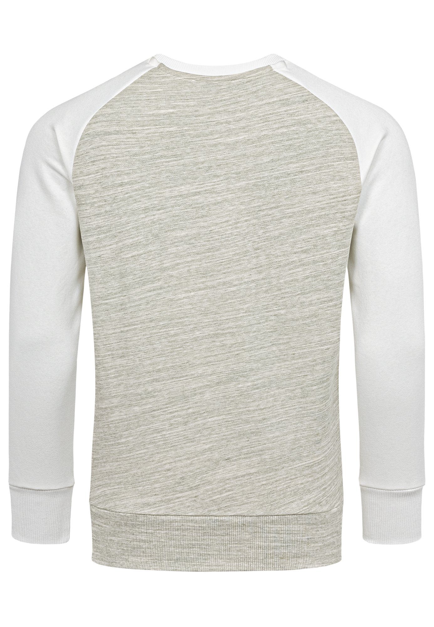 Amaci&Sons Sweatshirt ELGIN Pullover mit Rundhalsausschnitt Herren Basic Co günstig online kaufen