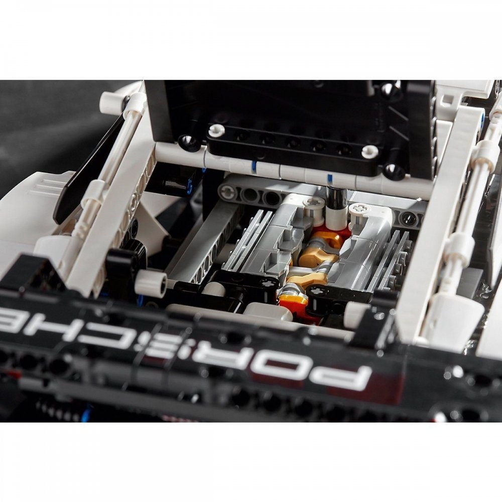 LEGO® Konstruktions-Spielset 42096 Technic Porsche Konstruktionsspielzeug, 911 RSR, 1580 -teilig