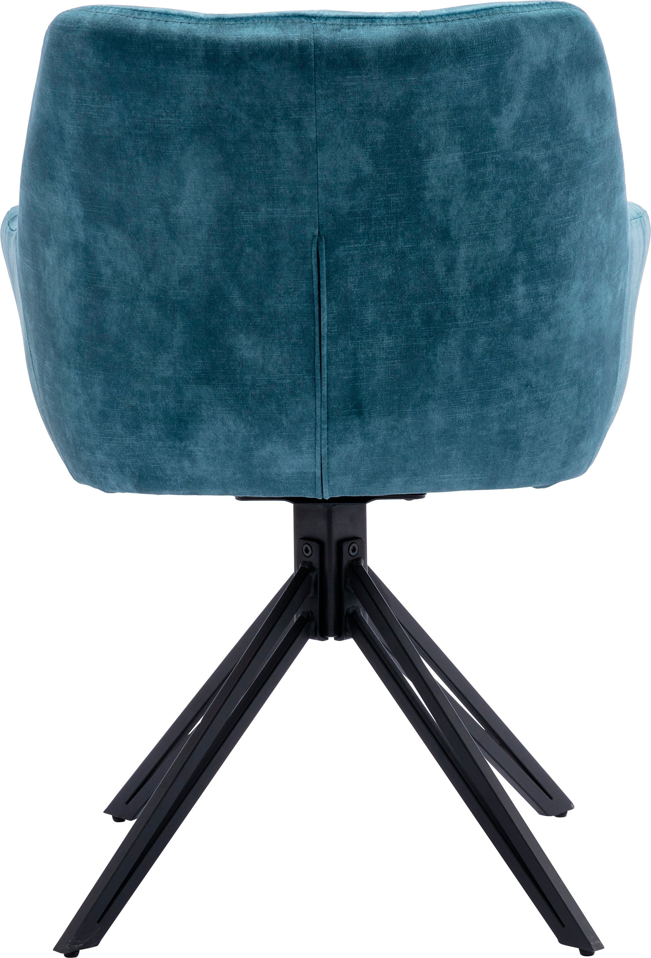 Home affaire Drehstuhl Soller, TOPSELLER! (Set, 2 St), Luxus-Microfaser Bez günstig online kaufen